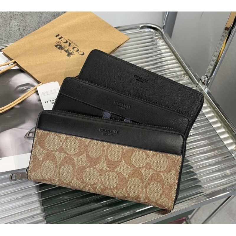 VÍ COACH DÀI UNISEX HÀNG CHUẨN AUTH