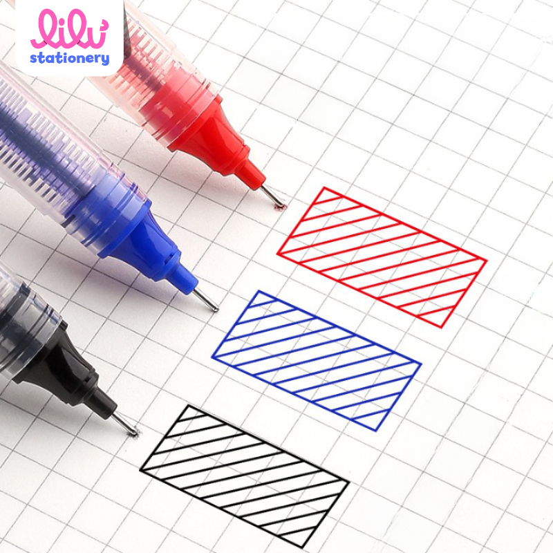 Bút bi nước mực gel nhanh khô ngòi 0.5mm dùng cho học sinh văn phòng