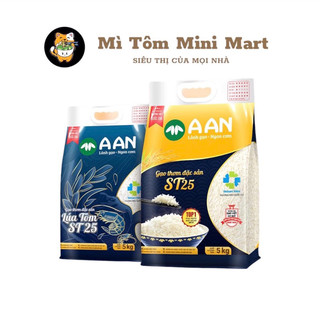 Gạo st25 lúa tôm st25 a an 5kg | gạo đặc sản sóc trăng