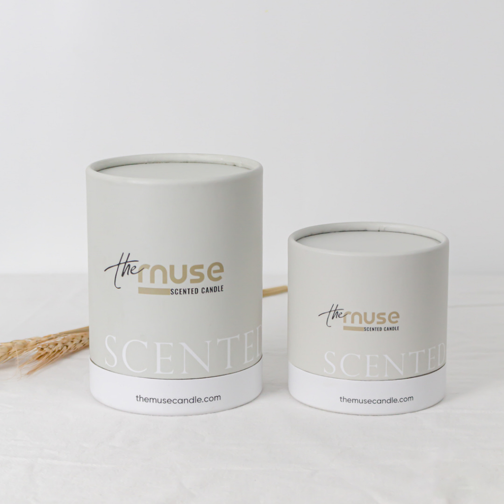 Nến thơm thủ công Hidden Valley The Muse cao cấp - Mã MUSE003 - Hương ngọt mát cây cỏ - 80g/200g/Set quà