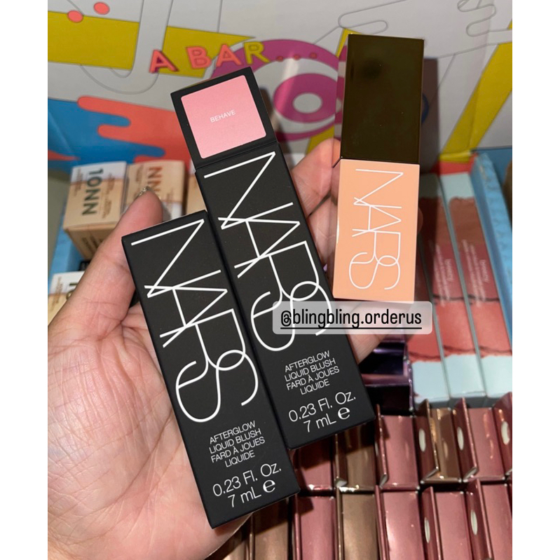 Má hồng kem NARS Afterglow Liquid mini, fullsize