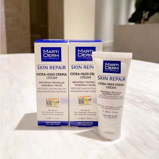 [HÀNG CÔNG TY CHÍNH HÃNG] Kem Dưỡng B5 Giúp Tái Tạo & Phục Hồi Làn Da Tổn Thương MartiDerm Skin Repair Cicra Vass Cream