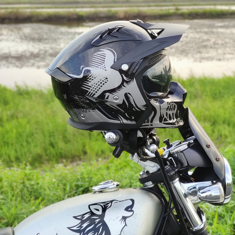 Mũ Bảo Hiểm Đa Năng YOHE 890 Navi Tem - Biker Sài Gòn