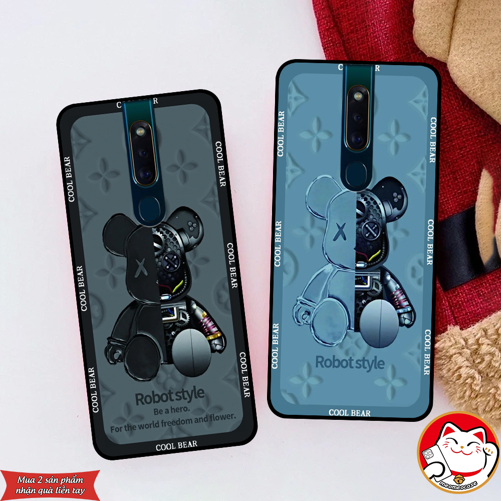 Ốp Oppo F11 / F11 Pro in hình cặp đôi shin,doremon,be@rick đẹp