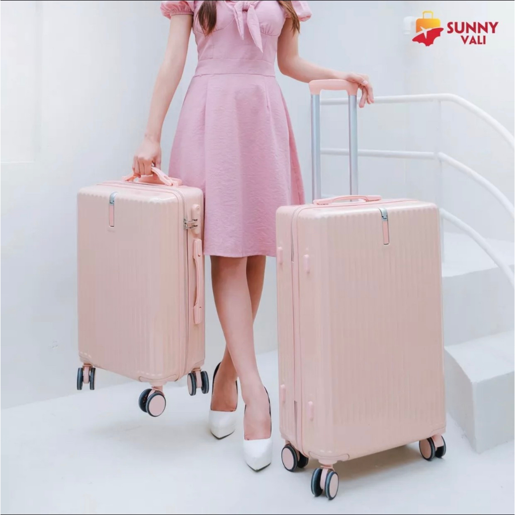 Vali SUNNY SV09 - Vali du lịch, vali khóa kéo thời trang nhựa PC + ABS bảo hành 5 năm