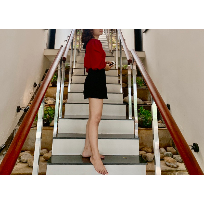 Áo đỏ MYAN nơ sau lưng