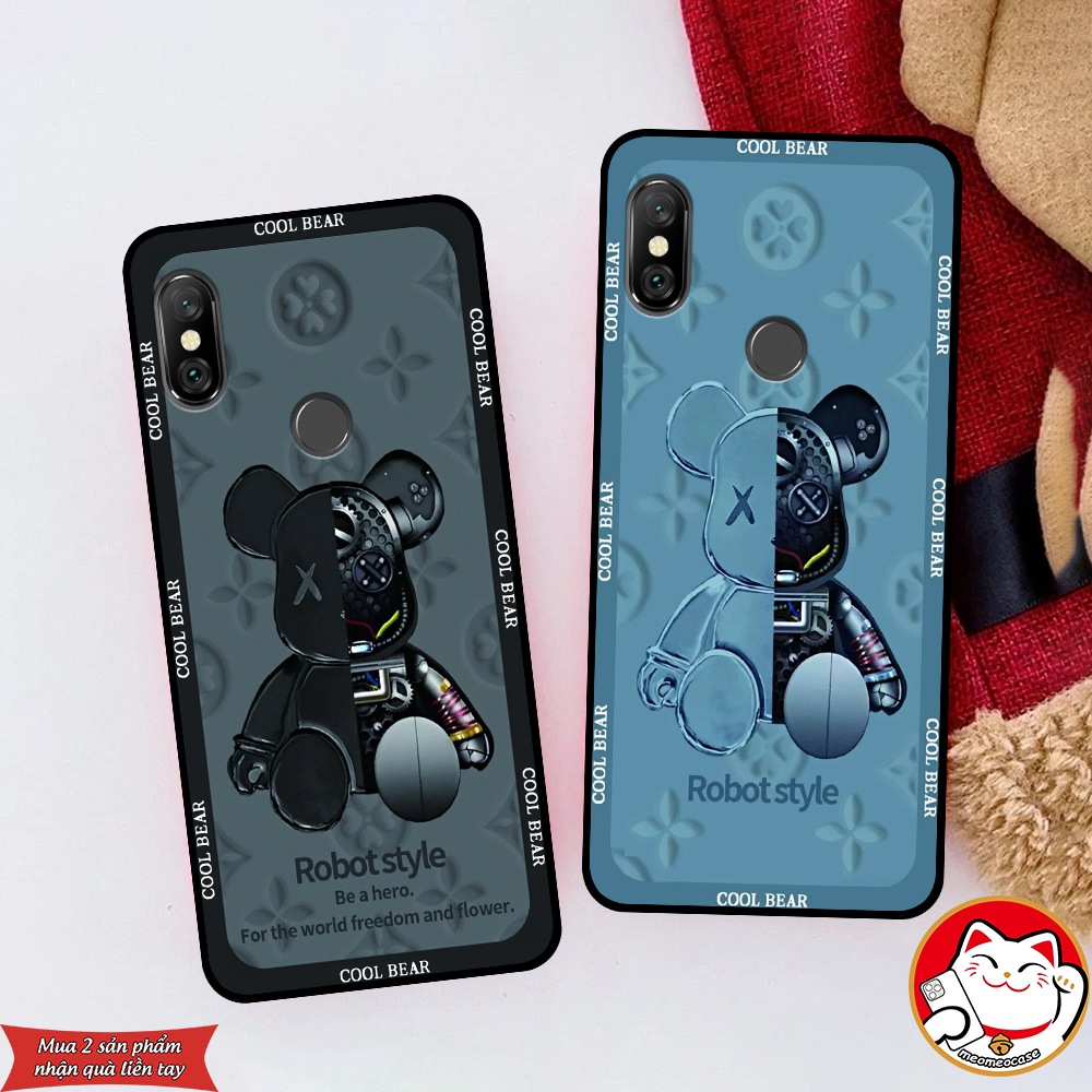 Ốp Xiaomi Redmi Note 5 / Note 5 Pro / Note 6 Pro in hình cặp đôi shin,doremon,be@rick đẹp