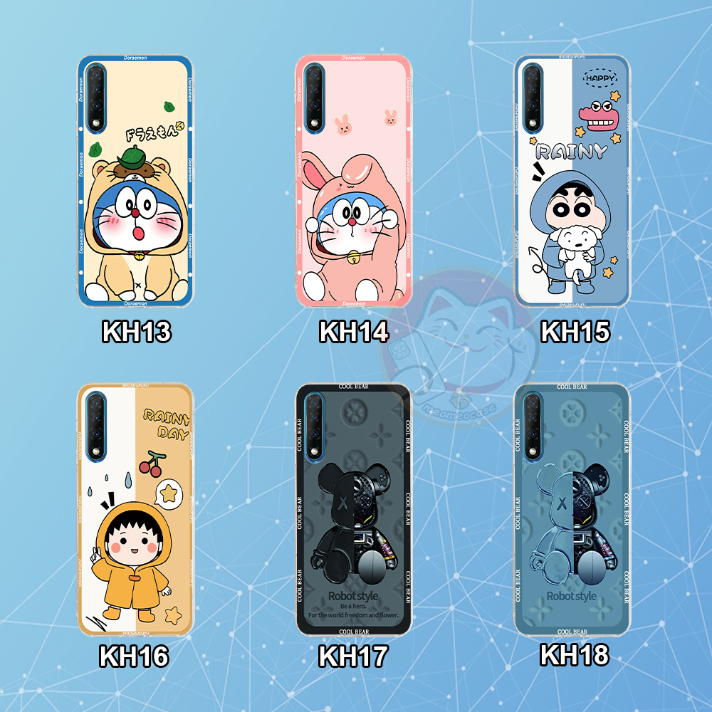 Ốp Vsmart Live in hình cặp đôi shin,doremon,be@rick đẹp