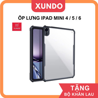 Ốp lưng XUNDD iPad Mini 6 / Mini 5/4 (BEETLE SERIES) - Chống shock, Mặt lưng trong suốt, Viền TPU