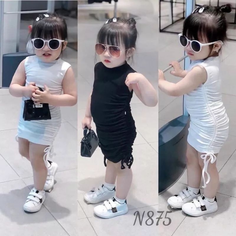 body nhún rút dây xinh đủ màu cho bé