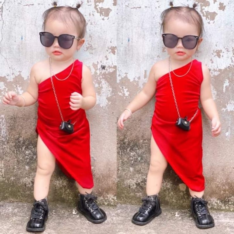 body xẻ tả xinh xinh diện năm mới cho bé
