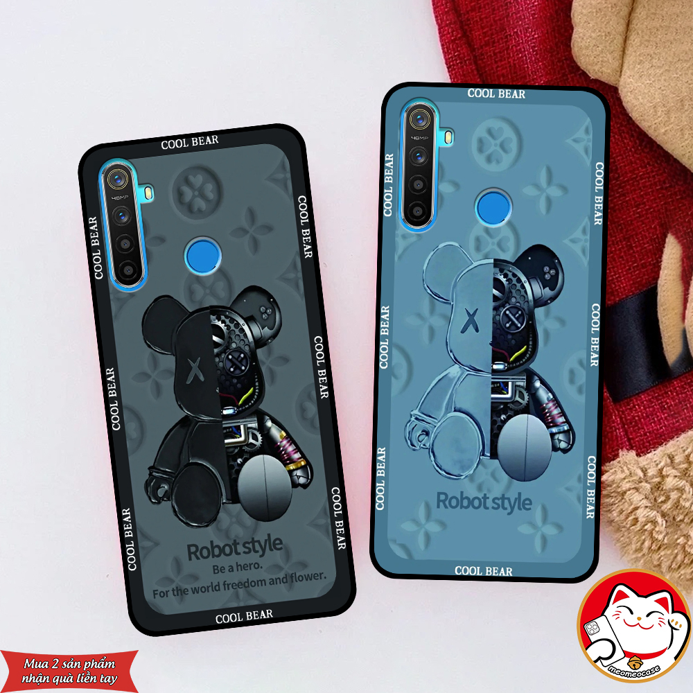 Ốp Realme 5 / 5i / 5 Pro / C3 in hình cặp đôi shin,doremon,be@rick đẹp