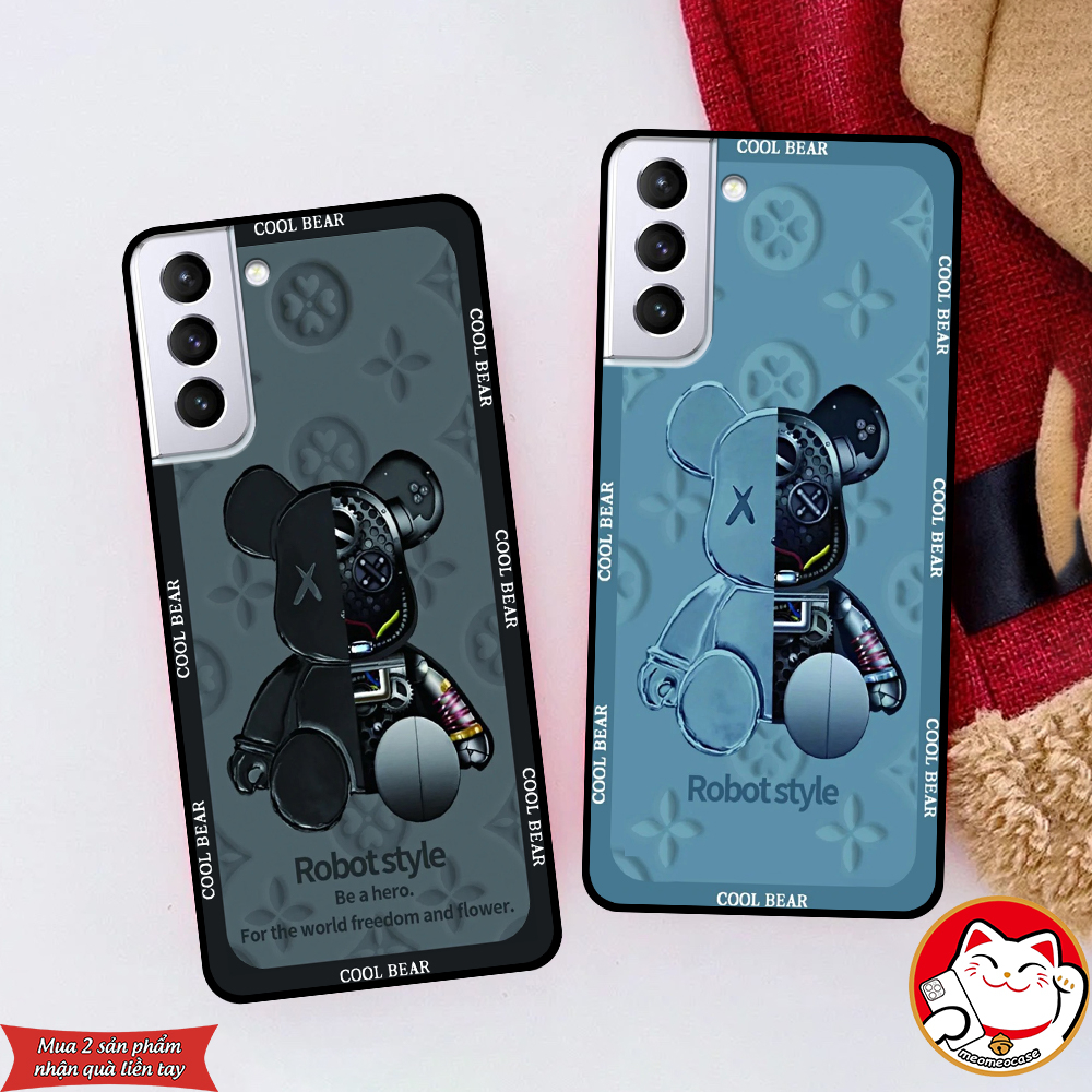 Ốp lưng Samsung S21 5G / S21 Plus 5G / S21 Ultra 5G / S21 FE in hình cặp đôi shin,doremon,be@rick đẹp
