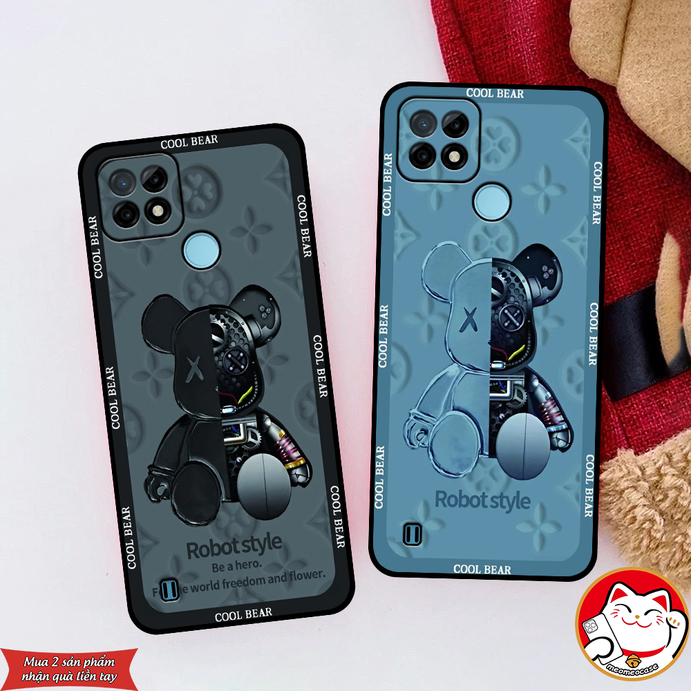 Ốp Realme C21 / C21Y / C25 / C25s / C25Y in hình cặp đôi shin,doremon,be@rick đẹp