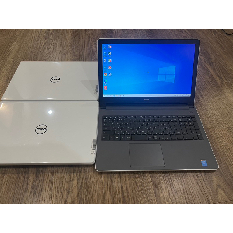Laptop Cũ Rẻ Dell Core i7 Ram 8Gb/Ổ SSD 128G+256G/Màn To  Màu Trắng đẹp lung linh / Chạy 24/24 99% Phím led