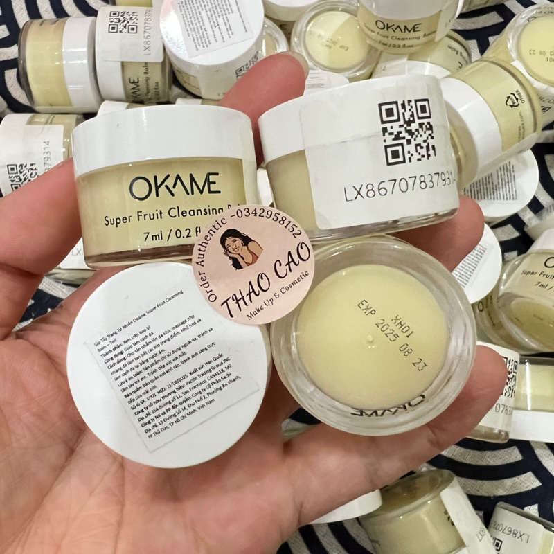 Sáp tẩy trang tự nhiên Okame Super Fruit Cleansing Balm