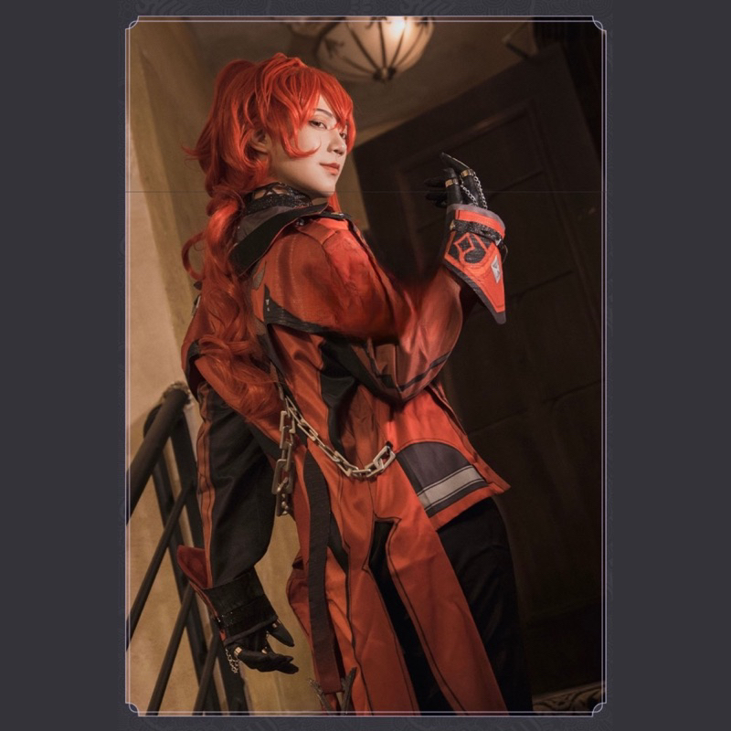 Trang Phục Hoá Trang Diluc Skin “Màn Đêm Đỏ Thẫm”