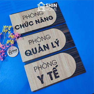 Bảng tên phòng ban bằng gỗ cắt khắc laser độc đáo (THAY ĐỔI NỘI DUNG THEO YÊU CẦU)