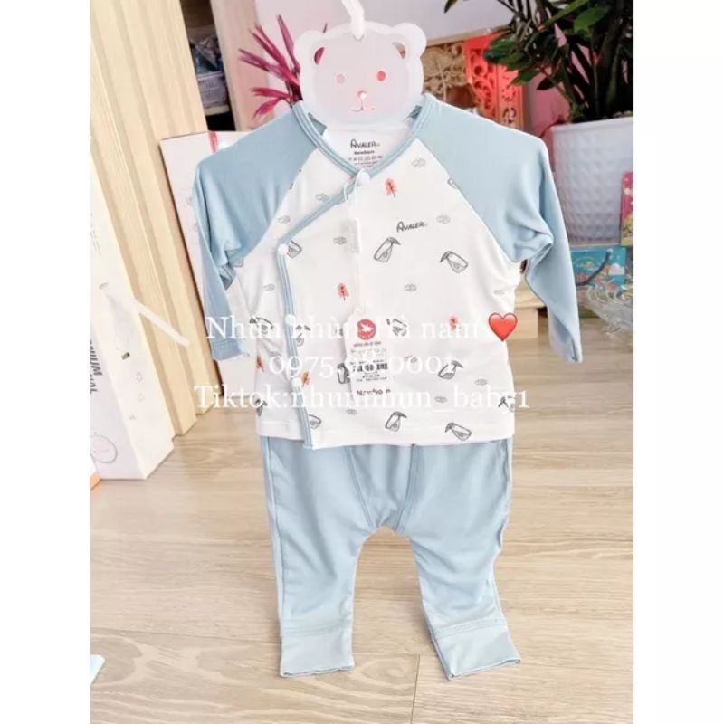 Bộ cài lệch dai tay sơ sinh avaler