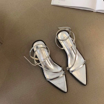 Sandal gót mũi nhọn đơn giản, sang chảnh có bigsize 35-45