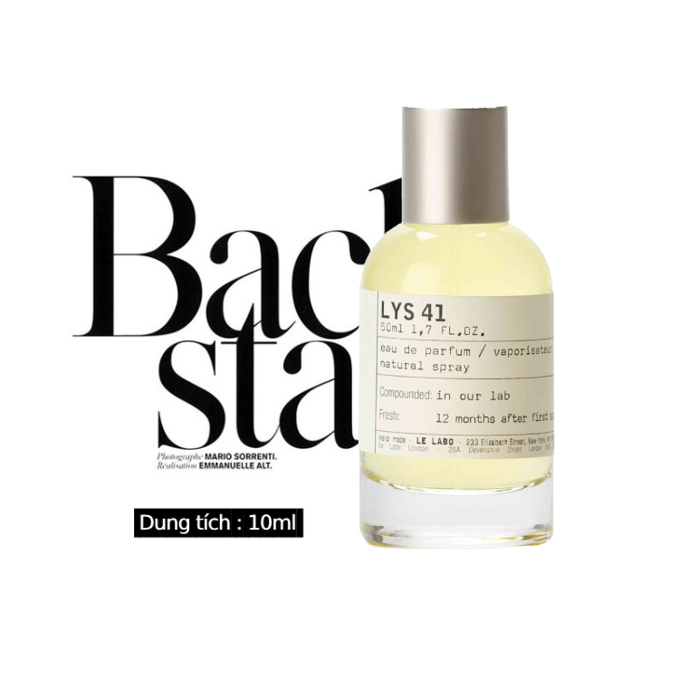 Nước Hoa Le Labo Lys 41 EDP 10ml