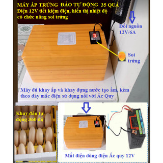 Máy ấp trứng  36 quả(full hộp xốp)