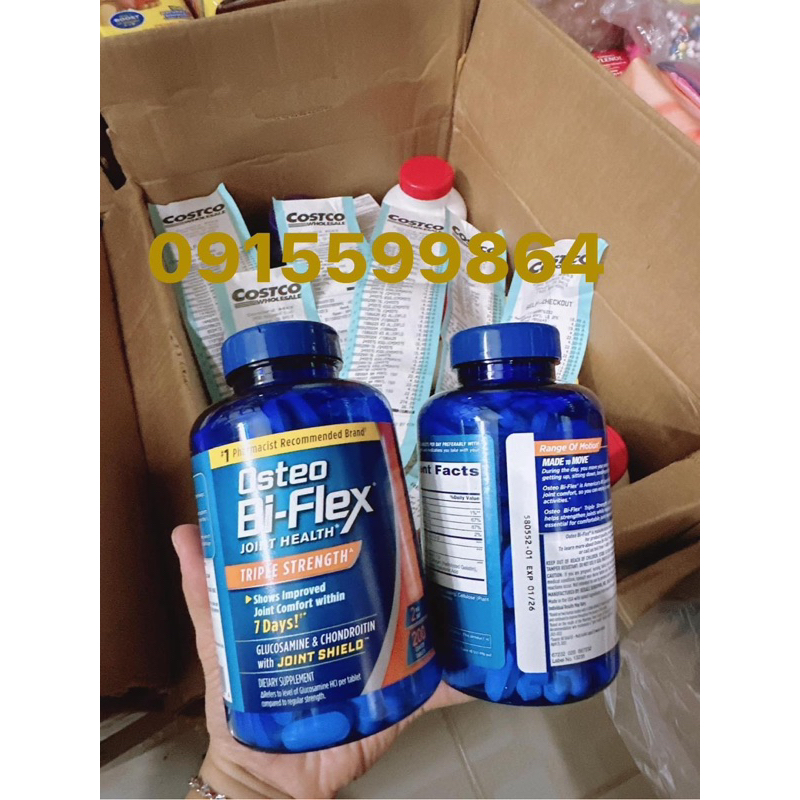 [Hàng nội địa Mỹ đủ Bill)Viên uống Osteo Bi Flex 200 viên chính hãng.