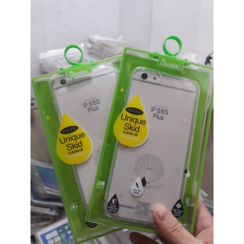 Ốp lưng silicon ou case cho iphone 7 plus/8 plus/ip7/8/6 plus/6/6s/ip5/5S lưng trong suốt