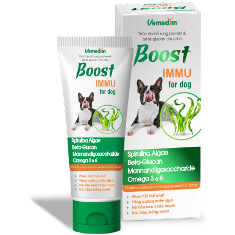 [ Hỗ trợ mèo bị GBC] Boost Immu dành cho thú cưng dạng tuýp