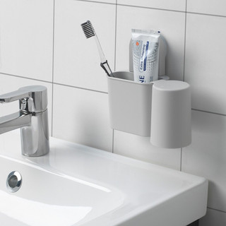 Ống cắm bàn chải kèm cốc rånen ikea chính hãng