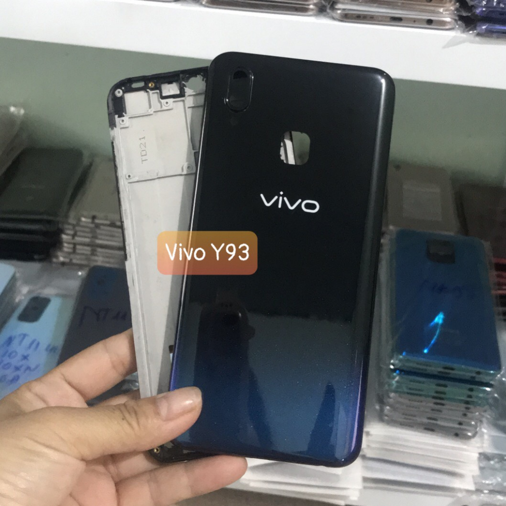 Bộ vỏ vivo Y95 / Y93  kèm nút bấn kính cam