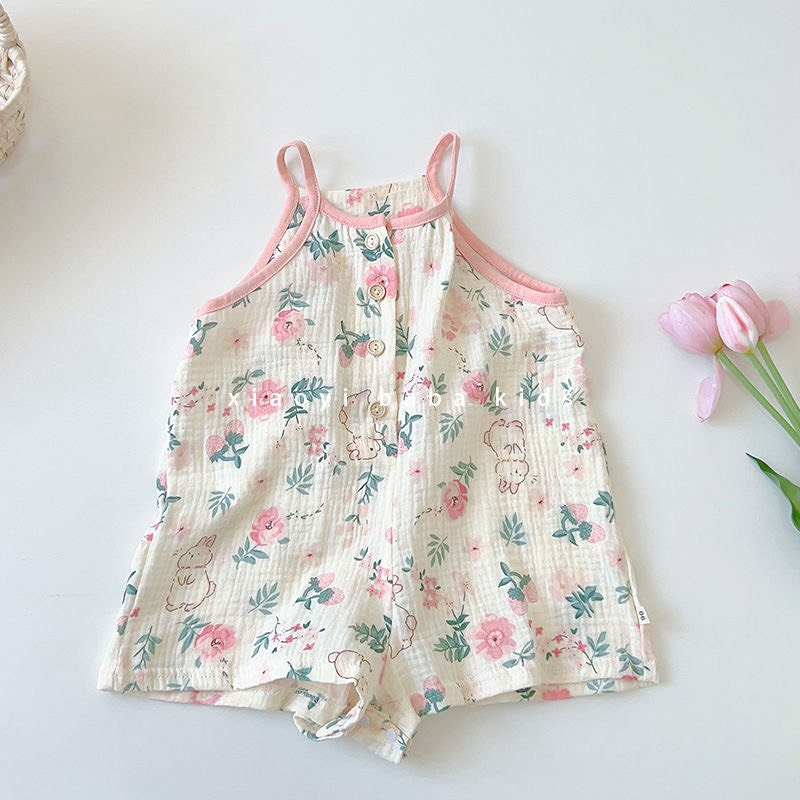 Jum vintage Cho Bé Gái, Jum Cho Bé chất vải xô mềm mịn, vải mát in họa tiết hoa dễ thương cho bé,