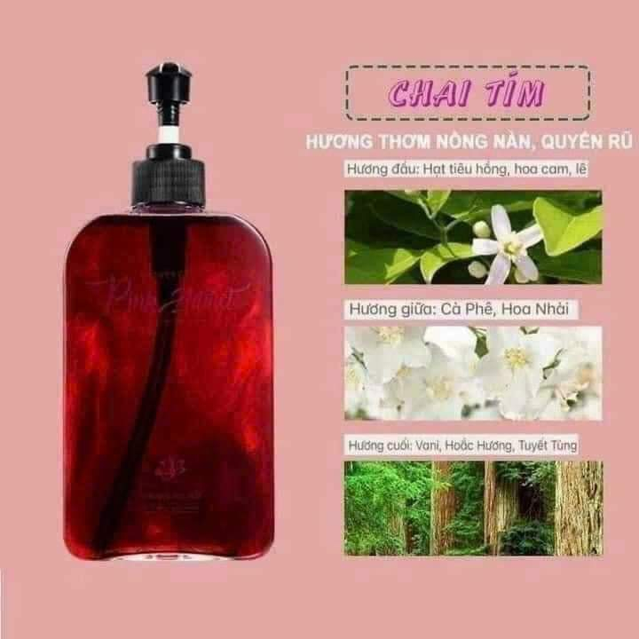 Sữa Tắm Nước Hoa PINK ADDICT DIY Tự Pha Siêu Lưu Hương 420ml