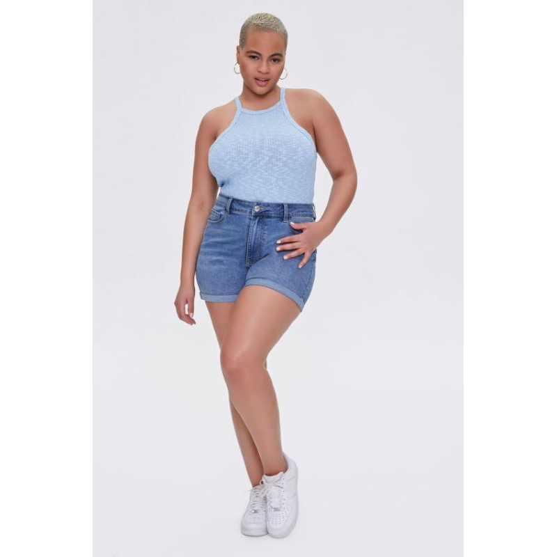 Áo thun len cổ yếm bigsize