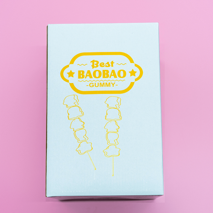 Kẹo dẻo xiên que hình mèo Baobao 20g