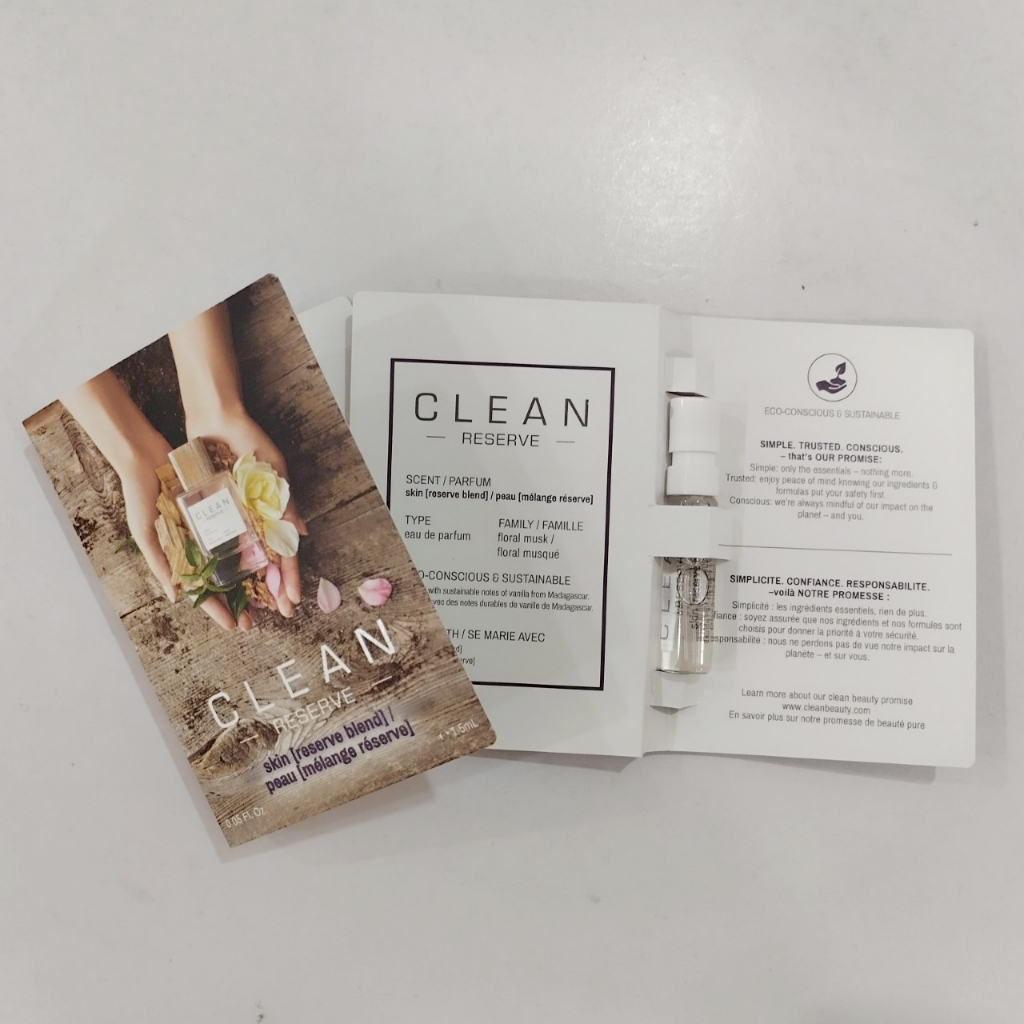 Mẫu thử nước hoa Vial nữ chính hãng Clean Reserve