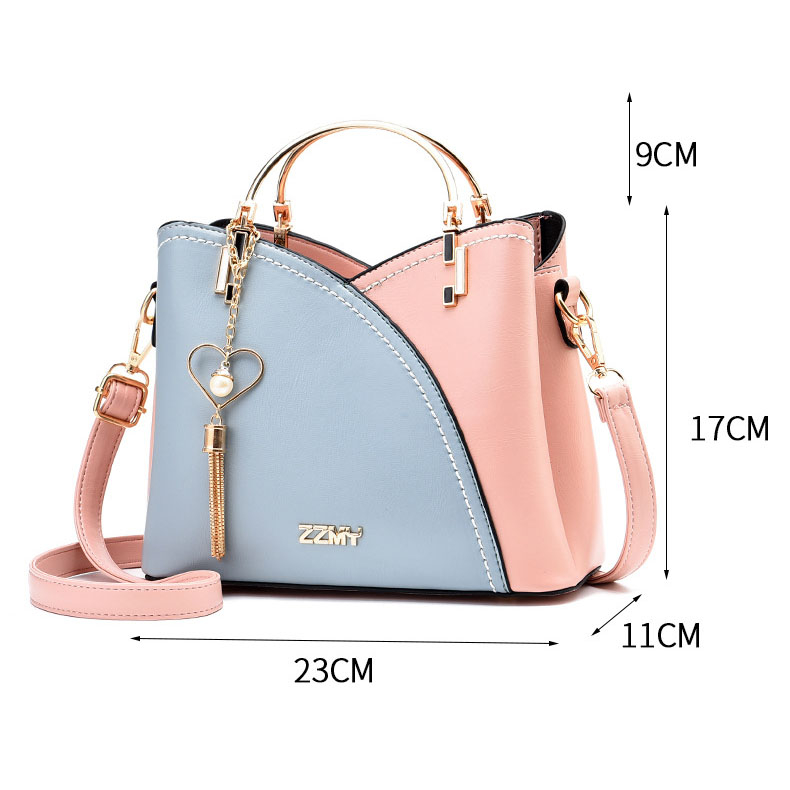 Túi xách nữ đeo chéo đeo vai công sở cao cấp túi kẹp nách móc treo trái tim M01