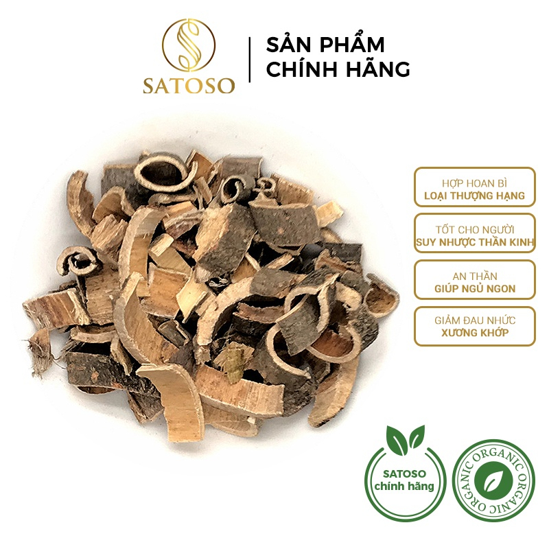 Hợp Hoan Bì thượng hạng giúp an thần, ngủ ngon thương hiệu SATOSO gói 1kg