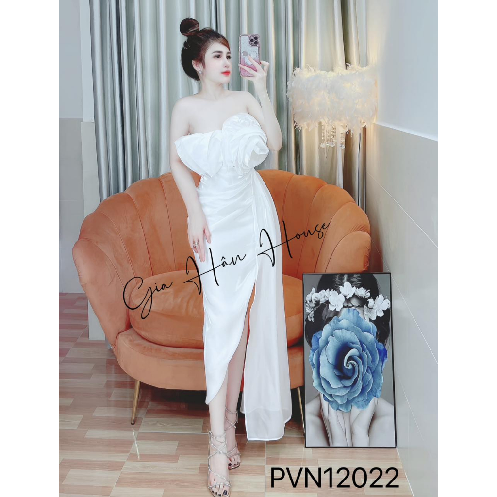 Đầm ống dự tiệc búp hoa