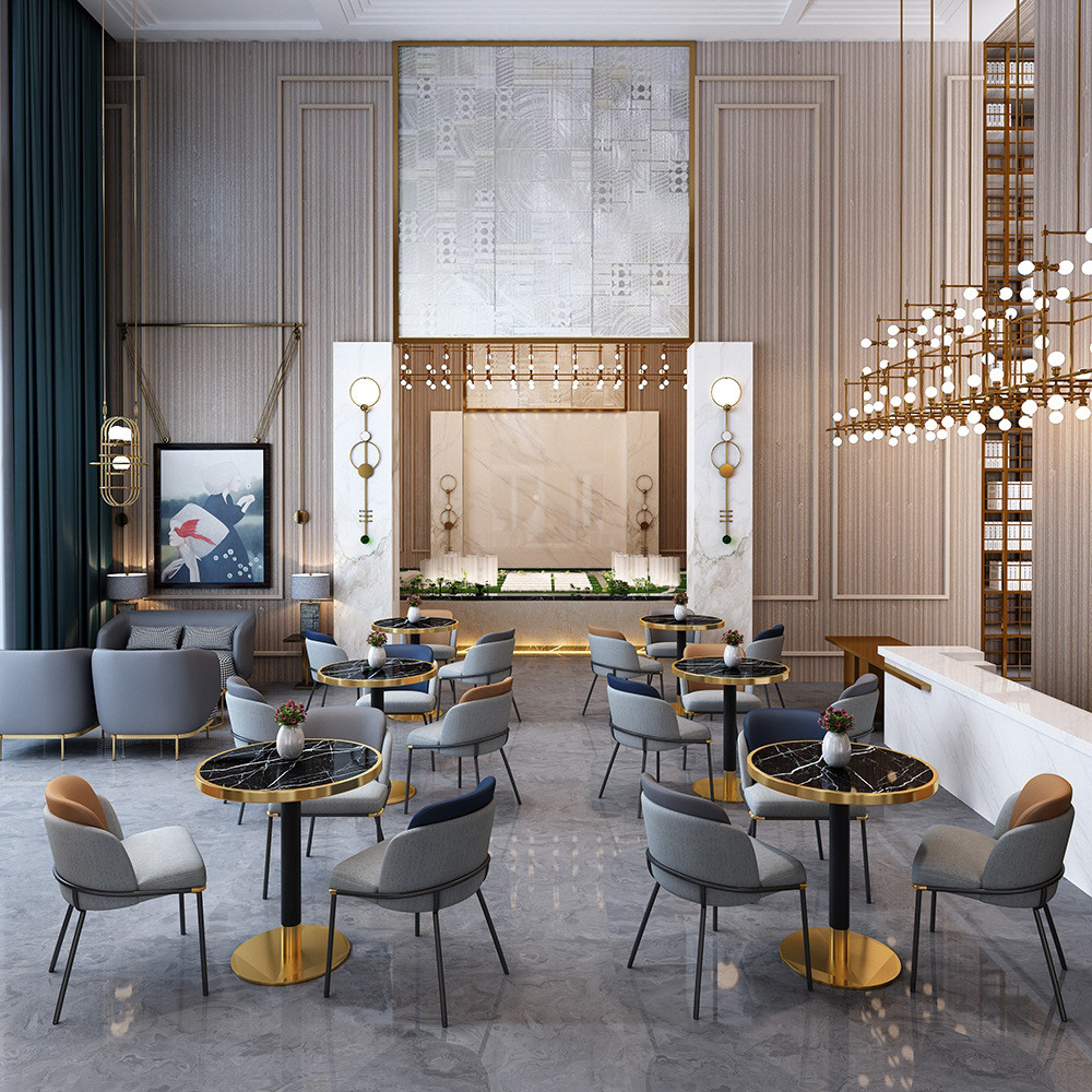 Ghế ăn, cafe bọc nệm kết hợp da hiện đại sang trọng chân thép sơn tĩnh điện TM626