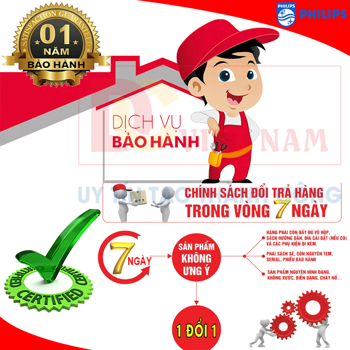 Bàn ủi hơi nước cầm tay 2 trong 1 Philips STH7030/18, Series 7000 công suất 1500W - Bảo hành 12 tháng