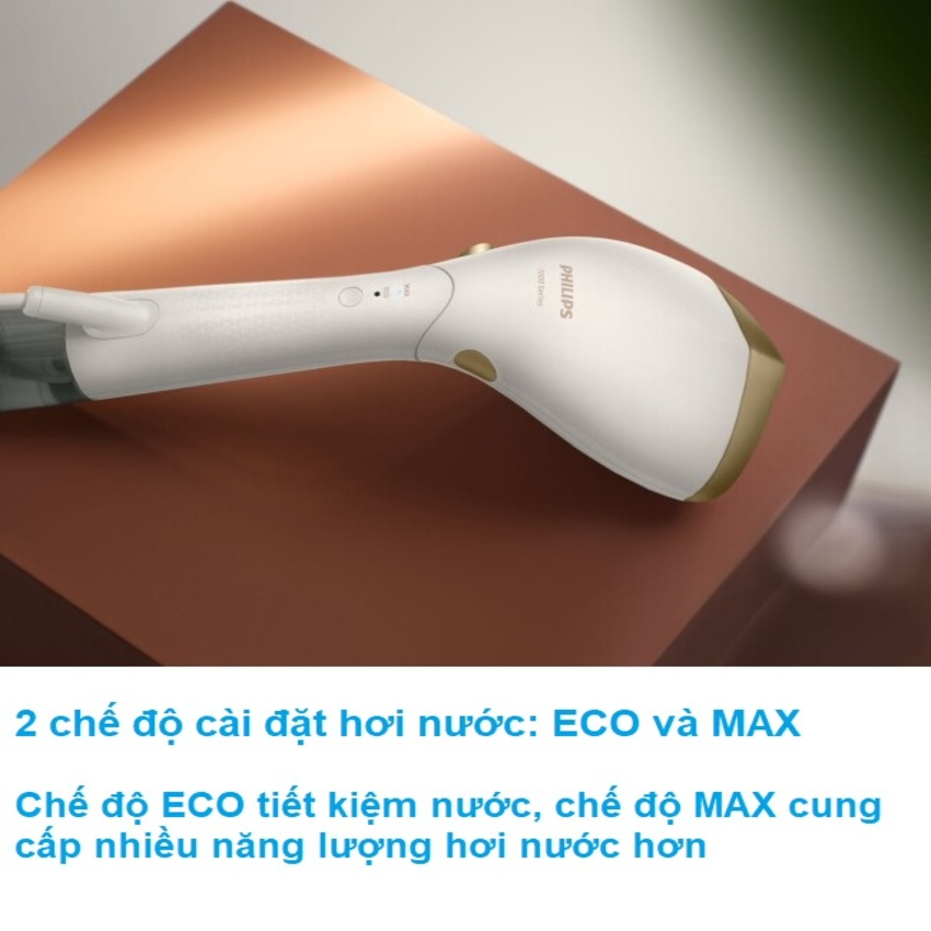 Bàn ủi hơi nước cầm tay 2 trong 1 Philips STH7030/18 công suất 1500W - HÀNG CHÍNH HÃNG