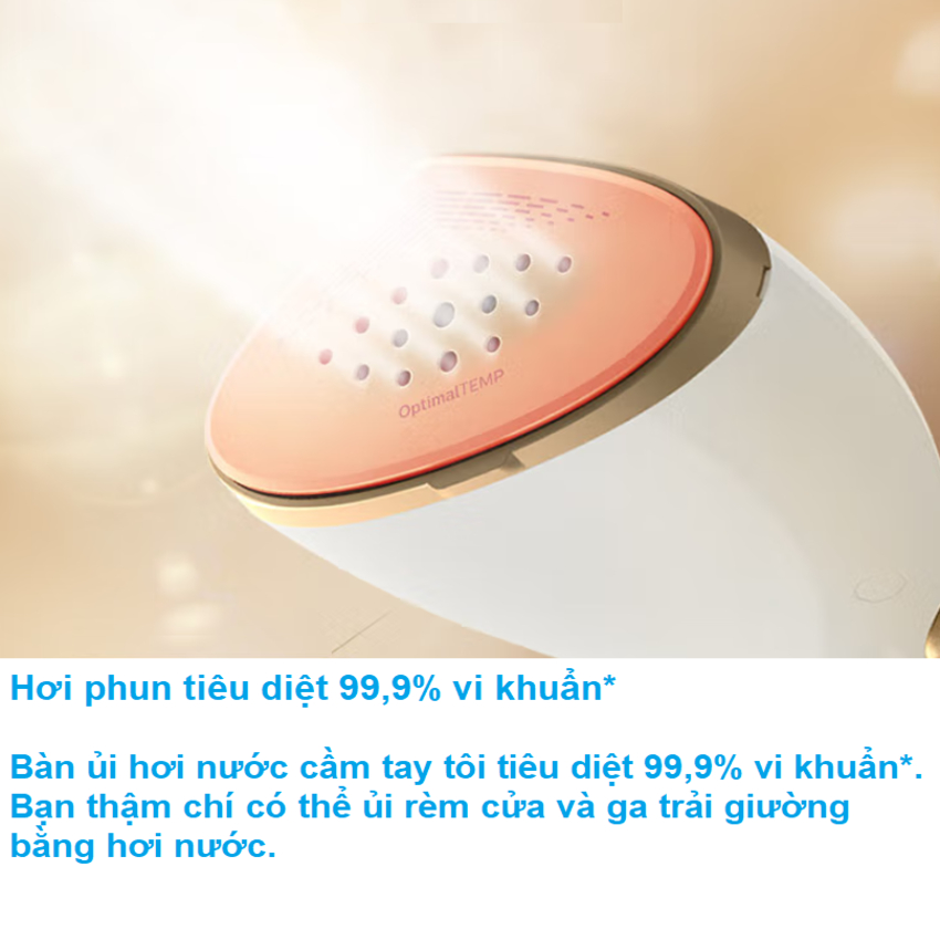 Bàn ủi hơi nước cầm tay 2 trong 1 Philips STH7030/18 công suất 1500W - HÀNG CHÍNH HÃNG