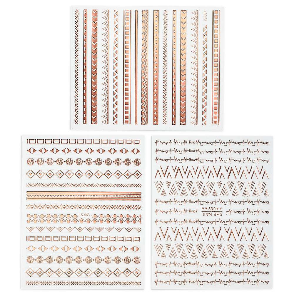 Sticker dán móng tay / Miếng dán trang trí móng tay 3D cao cấp họa tiết Ai Cập