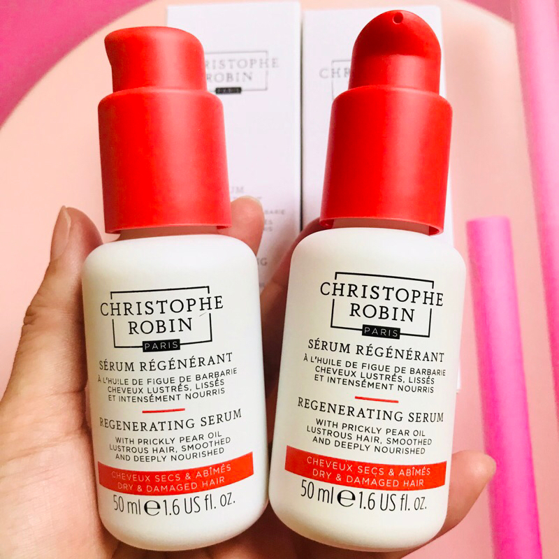 Tinh chất dưỡng phục hồi tóc Christophe Robin Regenerating Serum with Prickly Pear Oil