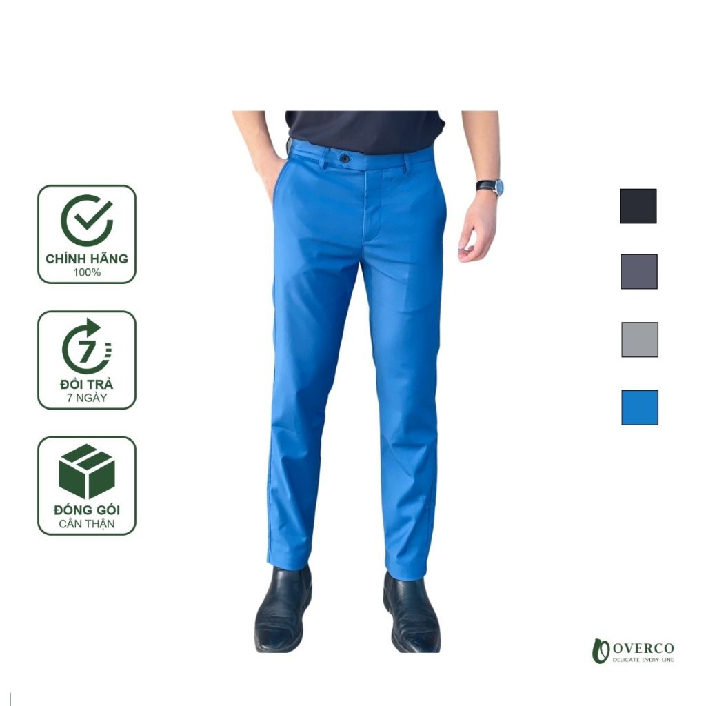Quần Tây Nam OVERCO Cao Cấp Phù Hợp Đi Làm Đi Chơi Đi Dự Tiệc
