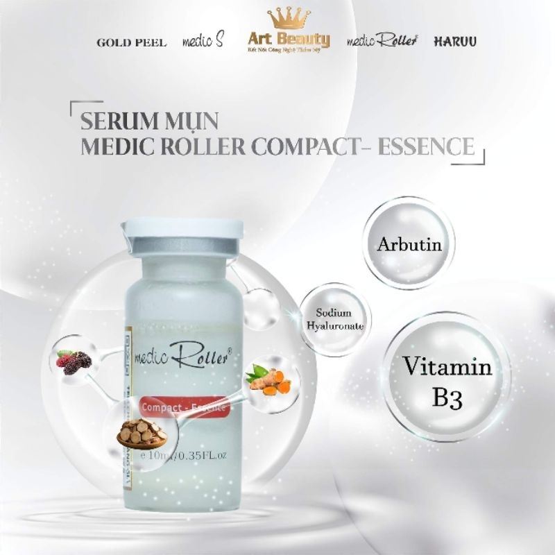 Serrum mụn Medic roller compact 10ml