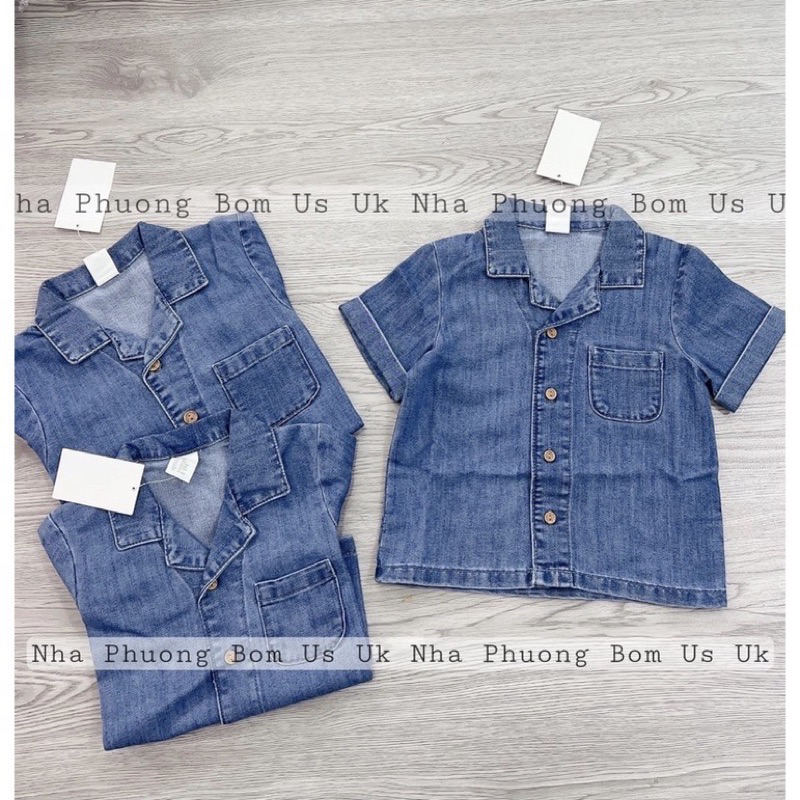 Áo sơ mi Hm Aut | Săn sale Hm Us | Size 4m-4y
