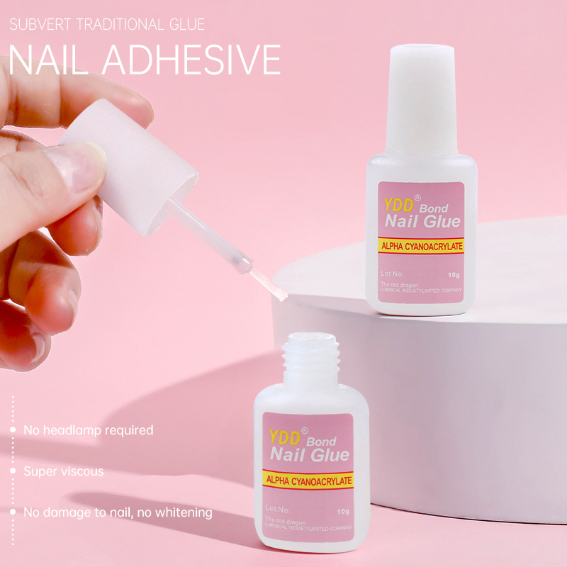 Ranliy✨Hũ 10g Keo Dán Phụ Kiện Trang Trí Móng Tay Tiện Dụng