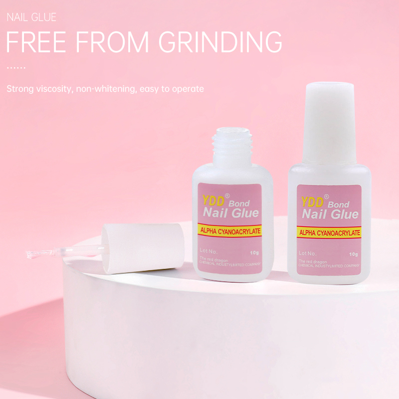 Ranliy✨Hũ 10g Keo Dán Phụ Kiện Trang Trí Móng Tay Tiện Dụng